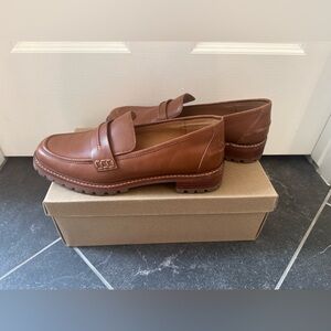 Madewell Brown Leather Loafers Timeless Flats